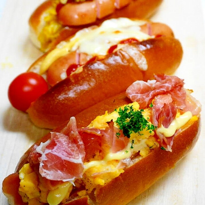 わんわんわん 3種類 ホットドッグ レシピ 作り方 By Oppeke22 楽天レシピ わんわんわん 3種類 ホットドッグ レシピ 作り方 By Oppeke22 楽天レシピ